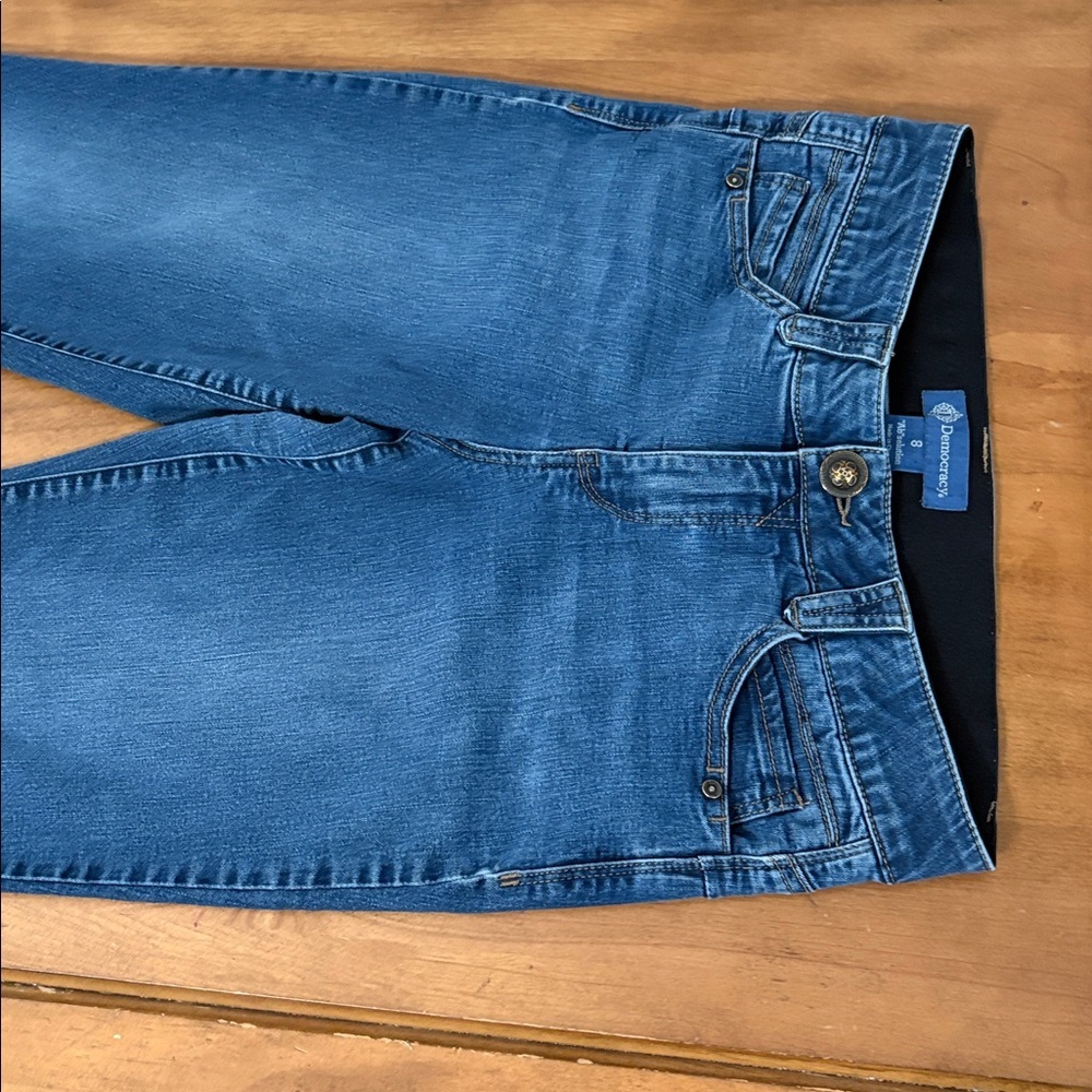 Democracy Absolution Blue Denim Jeans Size 8 - Picture 4 of 14